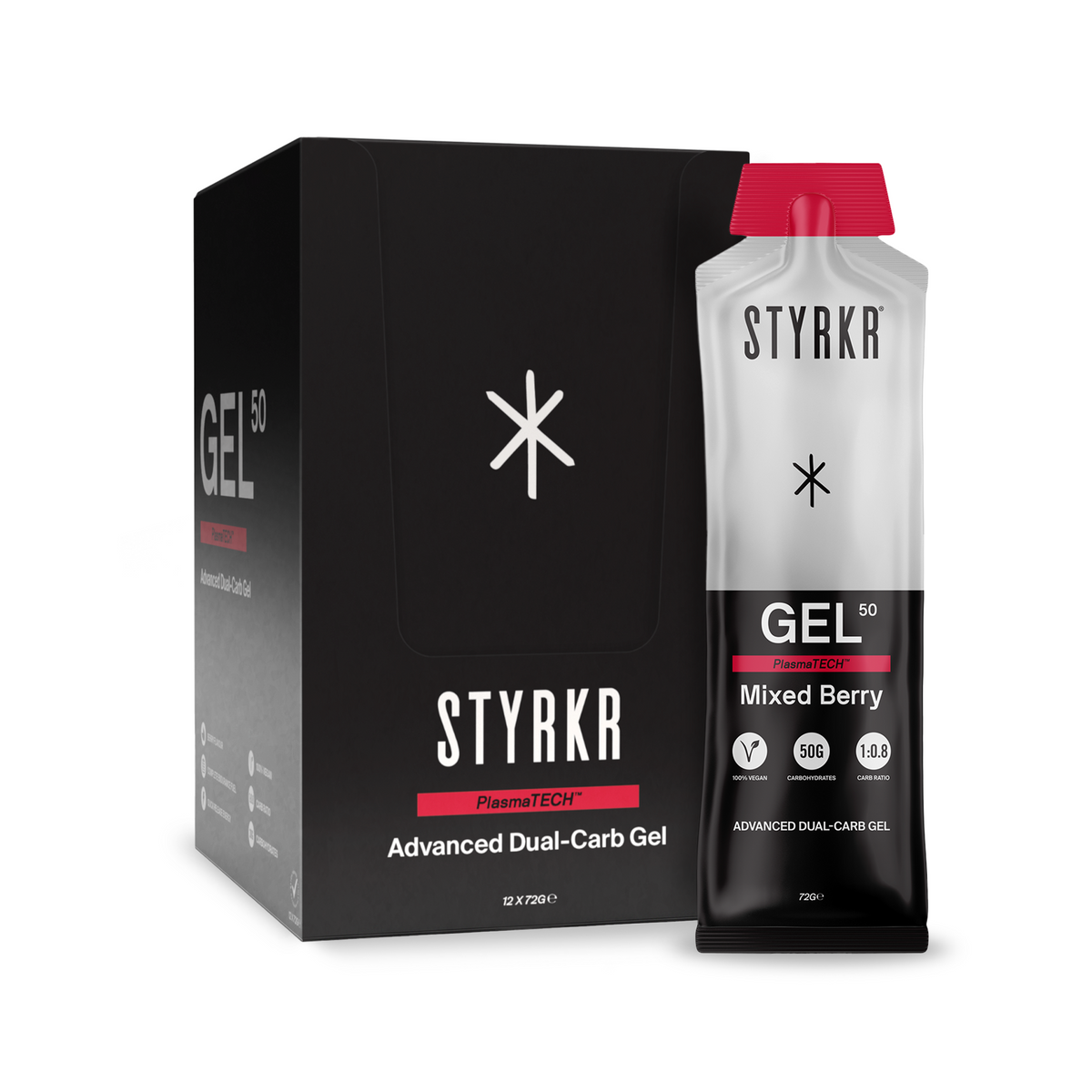 GEL50 Dual-Carb Energy Gel Mixed Berry | STYRKR
