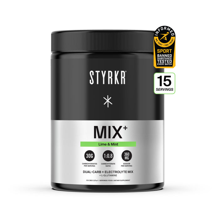 MIX+ Lime & Mint: Dual-Carb & Electrolyte Drink Mix