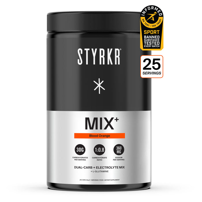 MIX+ Orange Dual-Carb & Electrolyte Drink Mix